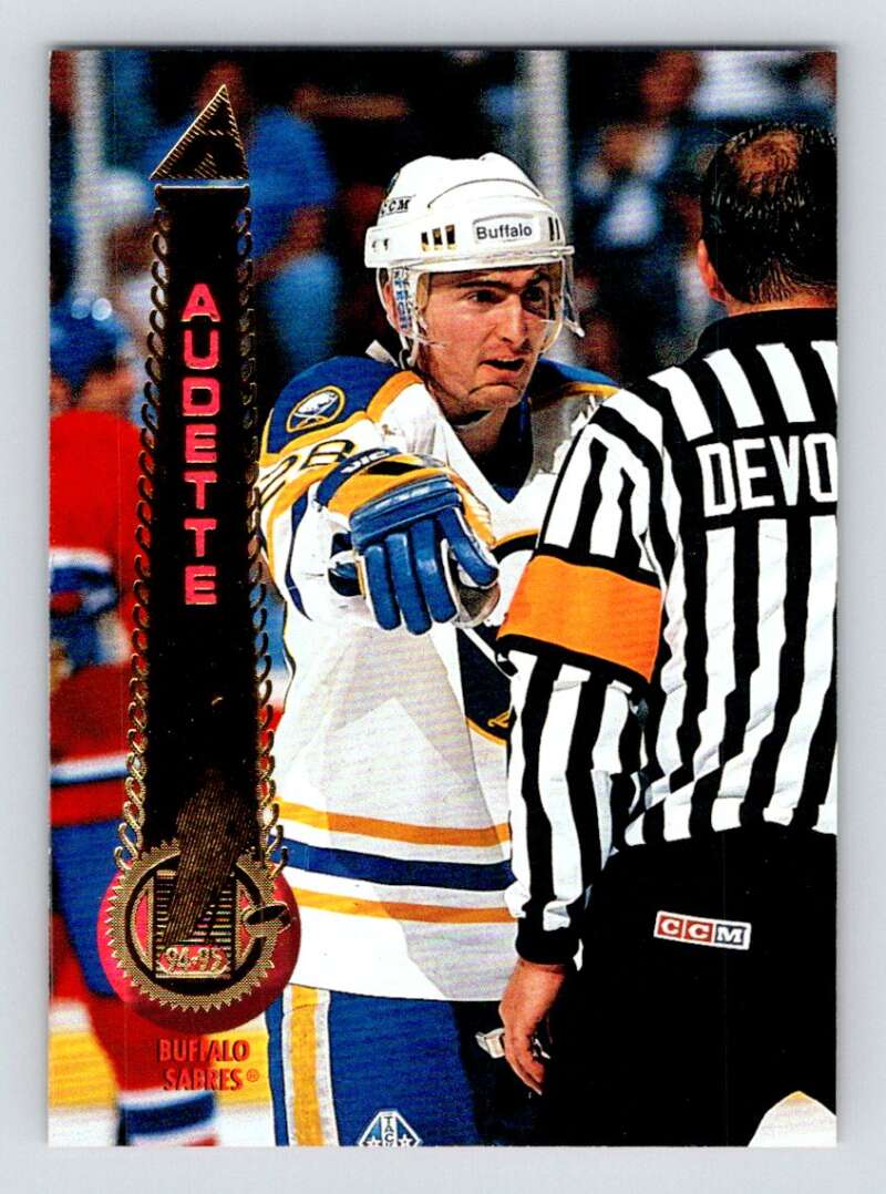 1994-95 Pinnacle #244 Donald Audette Buffalo Sabres Image 1