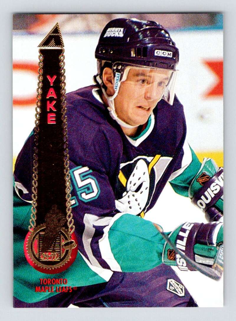 1994-95 Pinnacle #282 Terry Yake Toronto Maple Leafs Image 1