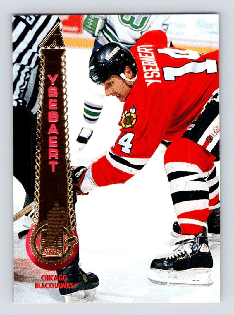 1994-95 Pinnacle #301 Paulebaert Chicago Blackhawks Image 1
