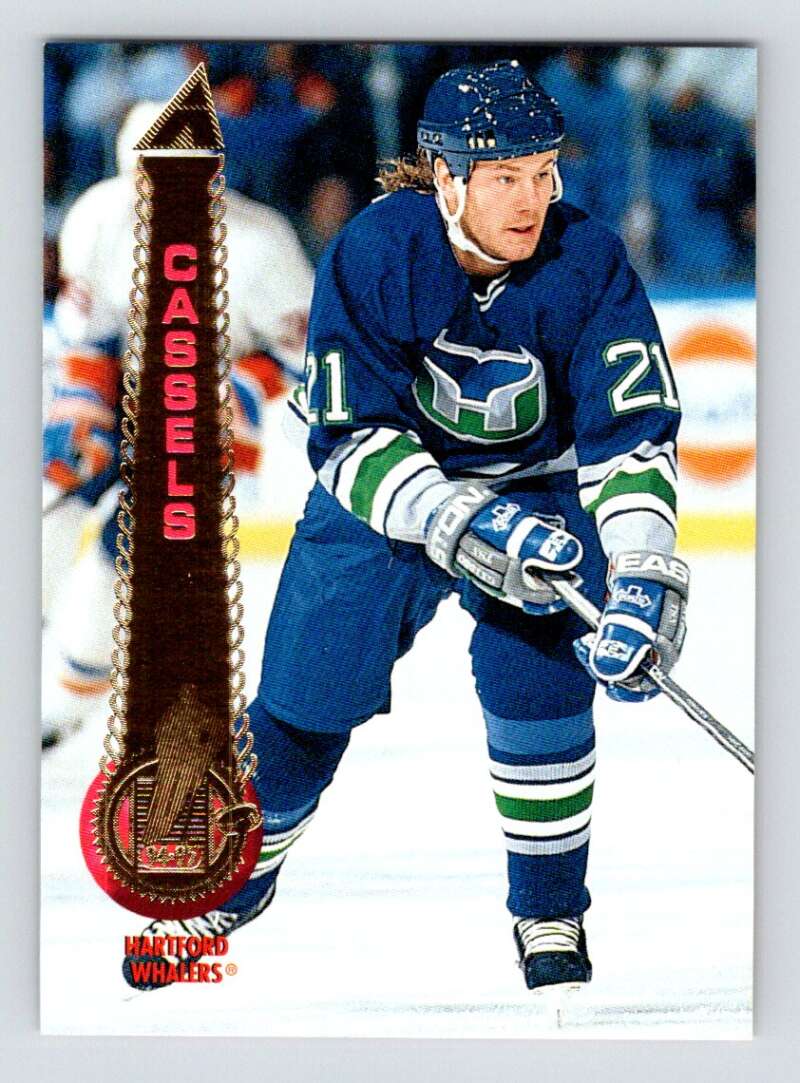 1994-95 Pinnacle #319 Andrew Cassels Hartford Whalers Image 1