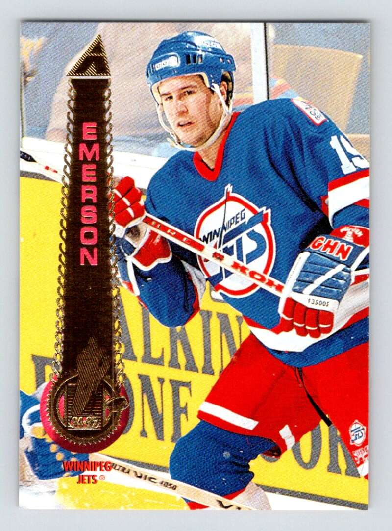 1994-95 Pinnacle #325 Nelson Emerson Winnipeg Jets Image 1