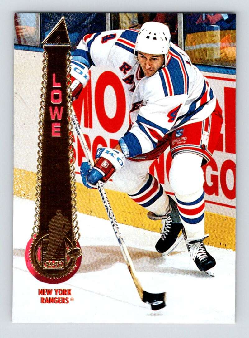 1994-95 Pinnacle #338 Kevin Lowe New York Rangers Image 1