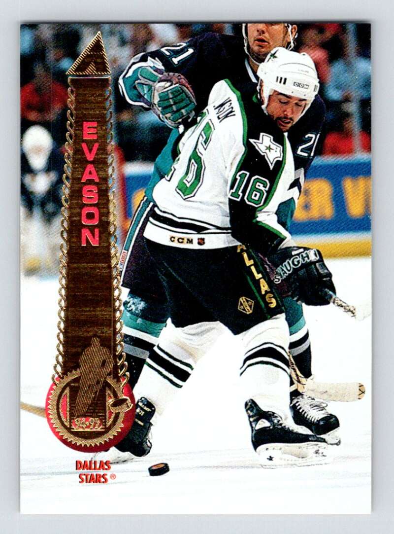 1994-95 Pinnacle #346 Dean Evason Dallas Stars Image 1