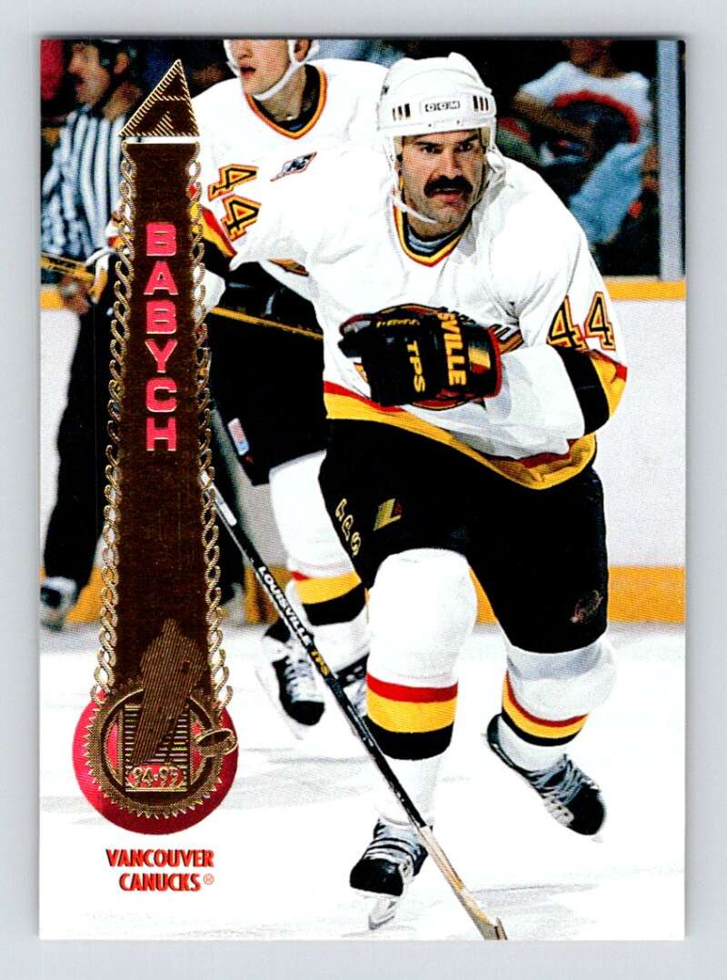 1994-95 Pinnacle #353 Dave Babych Vancouver Canucks Image 1