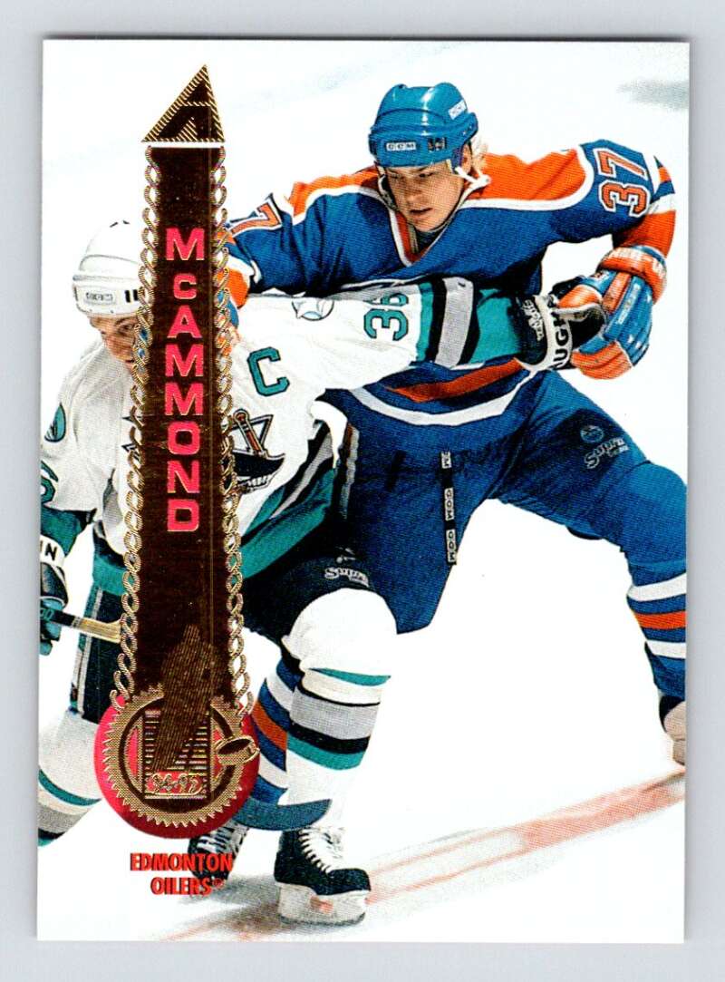 1994-95 Pinnacle #358 Dean McAmmond Edmonton Oilers Image 1