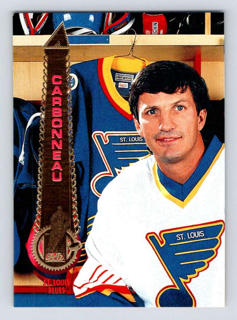 1994-95 Pinnacle #372 Guy Carbonneau St. Louis Blues Image 1