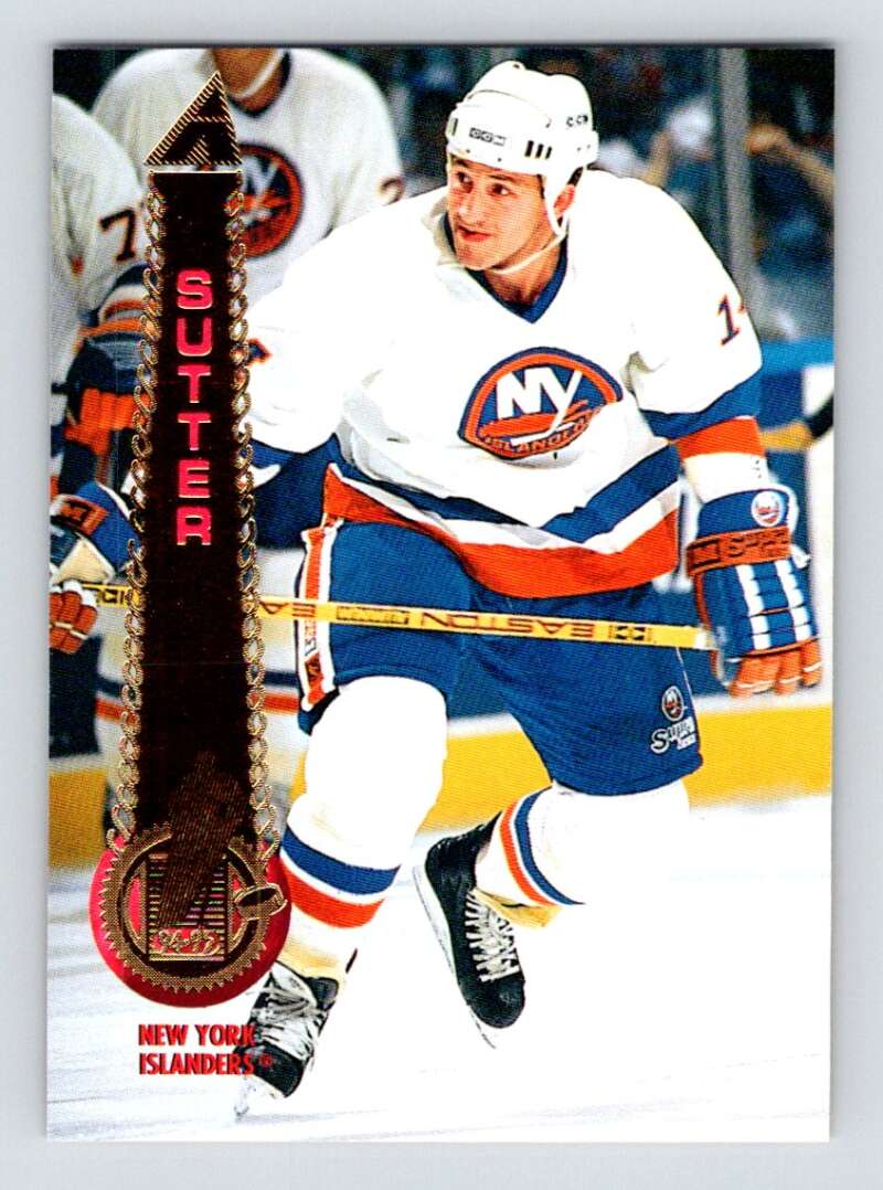 1994-95 Pinnacle #383 Ron Sutter New York Islanders Image 1