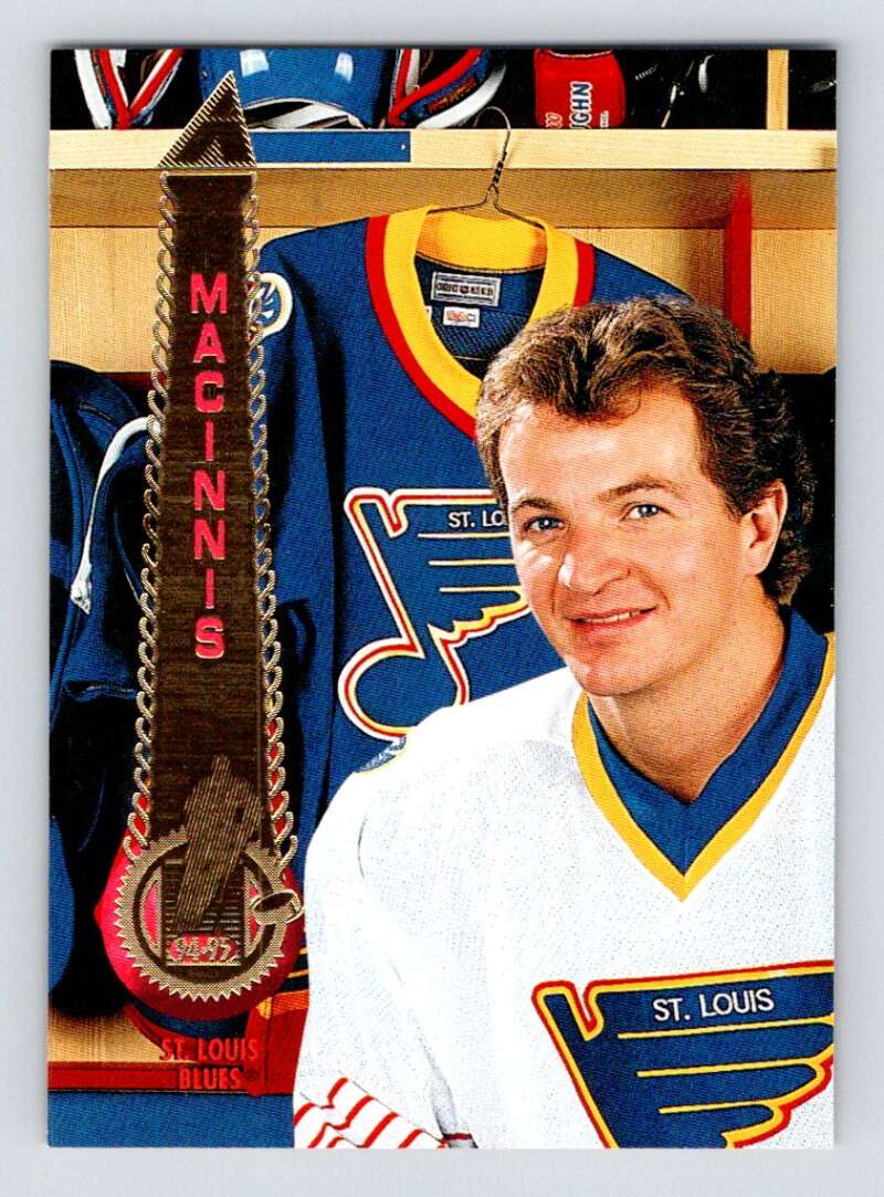 1994-95 Pinnacle #387 Al MacInnis St. Louis Blues Image 1