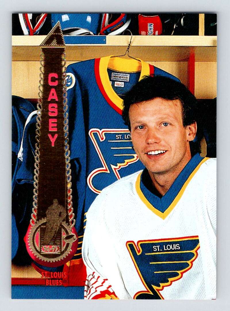 1994-95 Pinnacle #393 Jon Casey St. Louis Blues Image 1