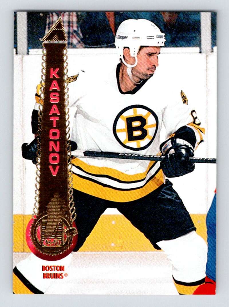 1994-95 Pinnacle #398 Alexei Kasatonov Boston Bruins Image 1