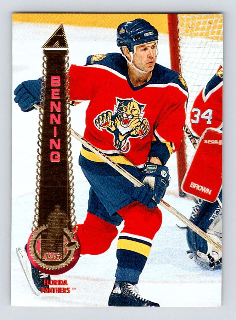 1994-95 Pinnacle #414 Brian Benning Florida Panthers Image 1
