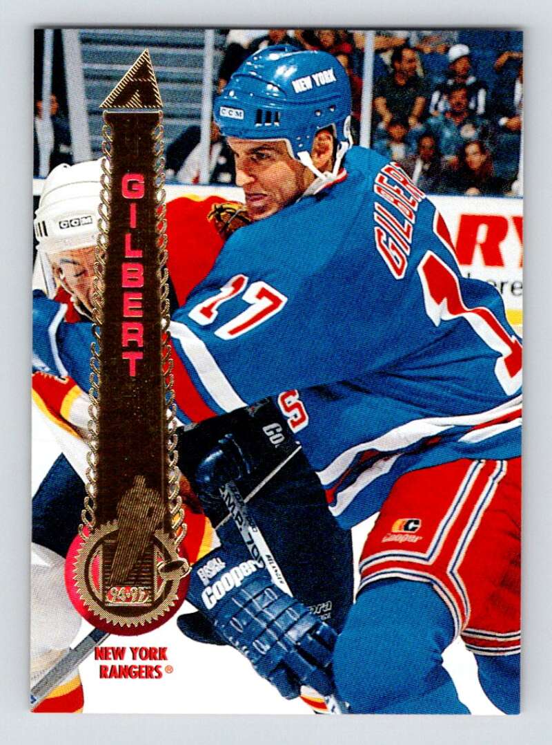 1994-95 Pinnacle #415 Greg Gilbert New York Rangers Image 1