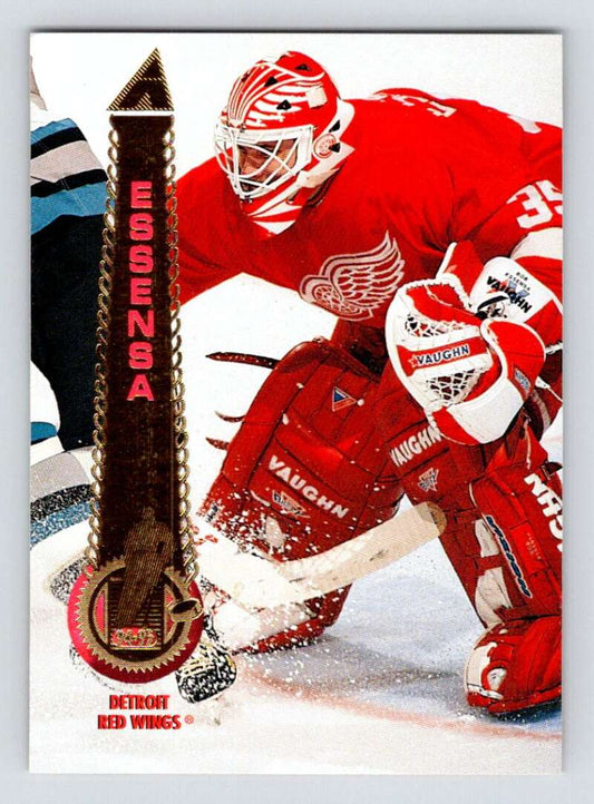 1994-95 Pinnacle #428 Bob Essensa  Detroit Red Wings  Image 1