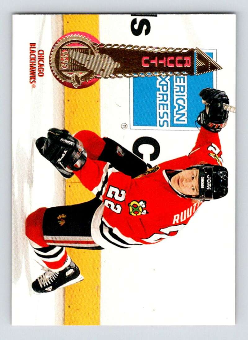 1994-95 Pinnacle #434 Christian Ruuttu Chicago Blackhawks Image 1