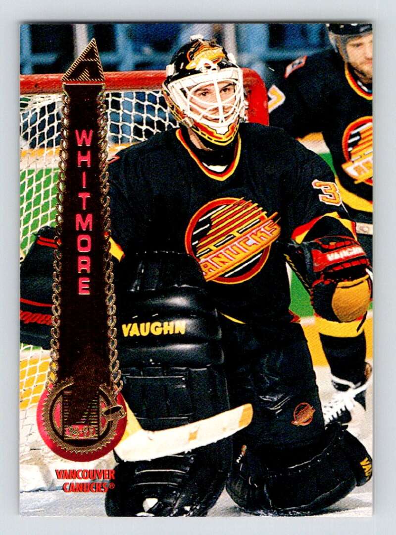 1994-95 Pinnacle #438 Kay Whitmore Vancouver Canucks Image 1