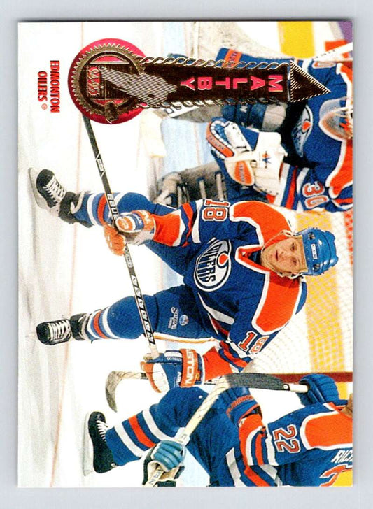 1994-95 Pinnacle #441 Kirk Maltby  Edmonton Oilers  Image 1