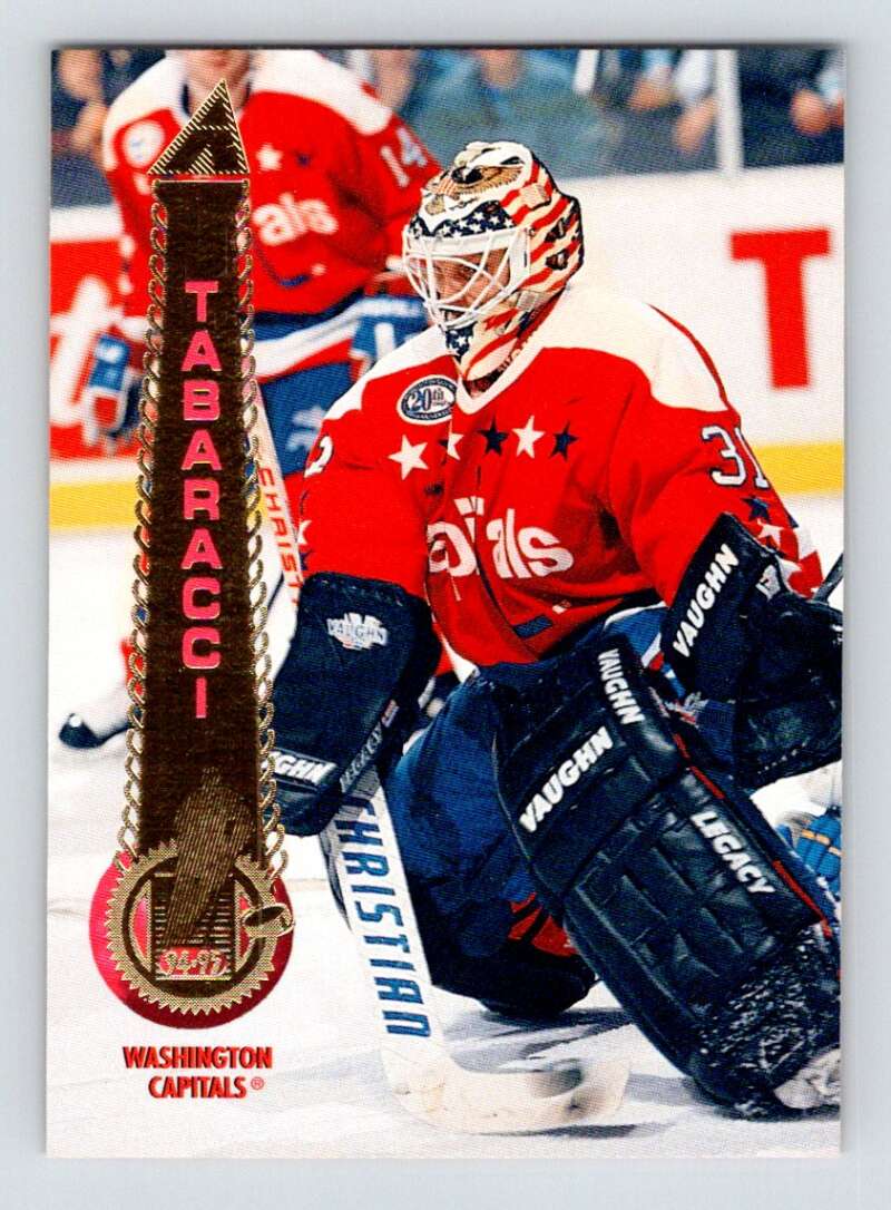 1994-95 Pinnacle #444 Rick Tabaracci Washington Capitals Image 1