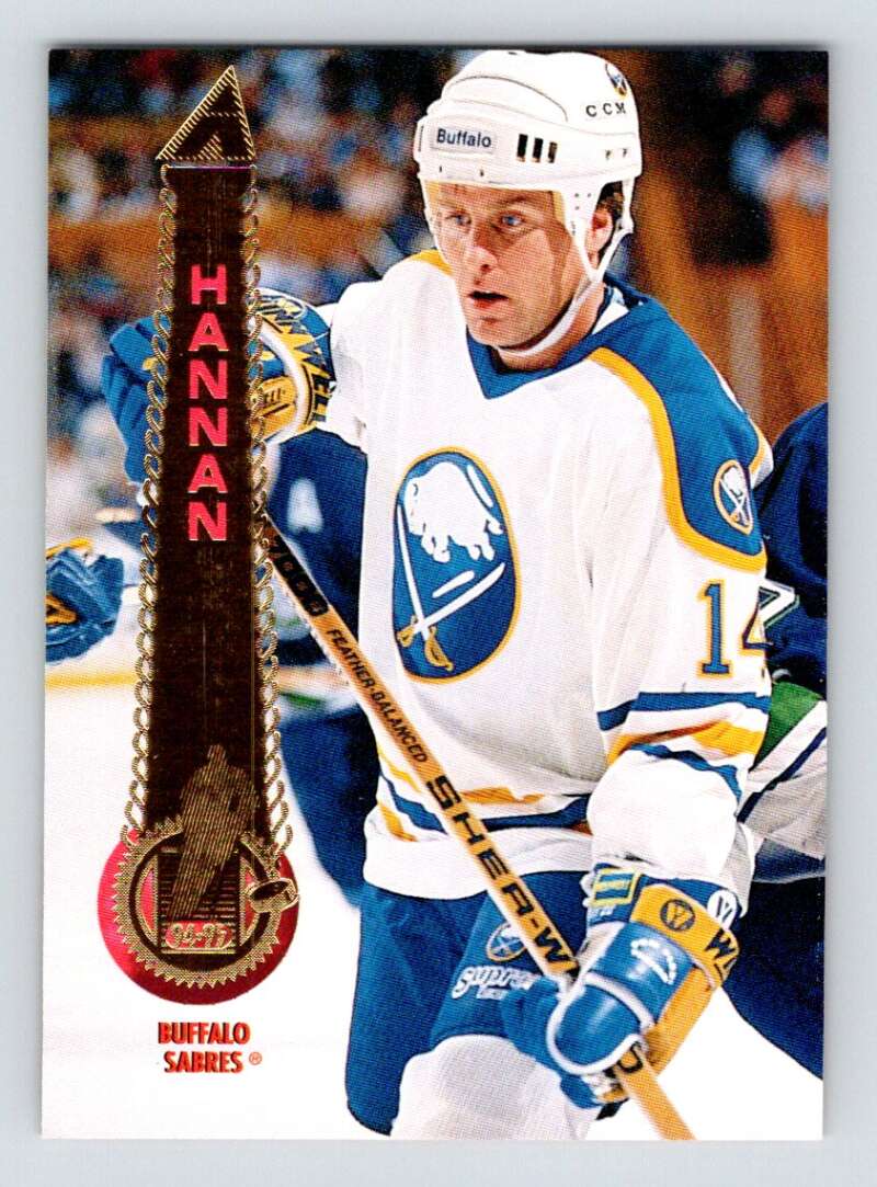 1994-95 Pinnacle #446 Dave Hannan Buffalo Sabres Image 1