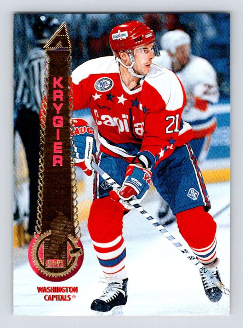 1994-95 Pinnacle #455 Todd Krygier Washington Capitals Image 1