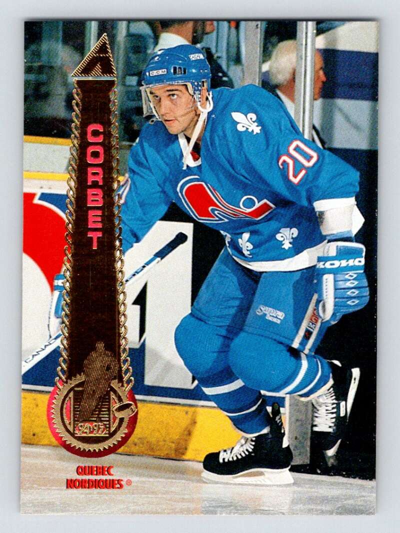1994-95 Pinnacle #460 Rene Corbet Quebec Nordiques Image 1