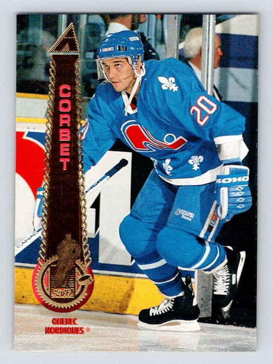 1994-95 Pinnacle #460 Rene Corbet  Quebec Nordiques  Image 1