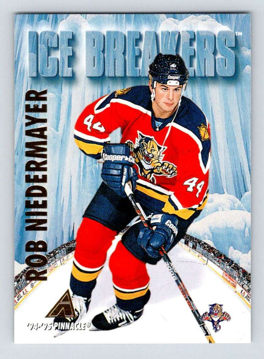 1994-95 Pinnacle #469 Rob Niedermayer IB  Florida Panthers  Image 1