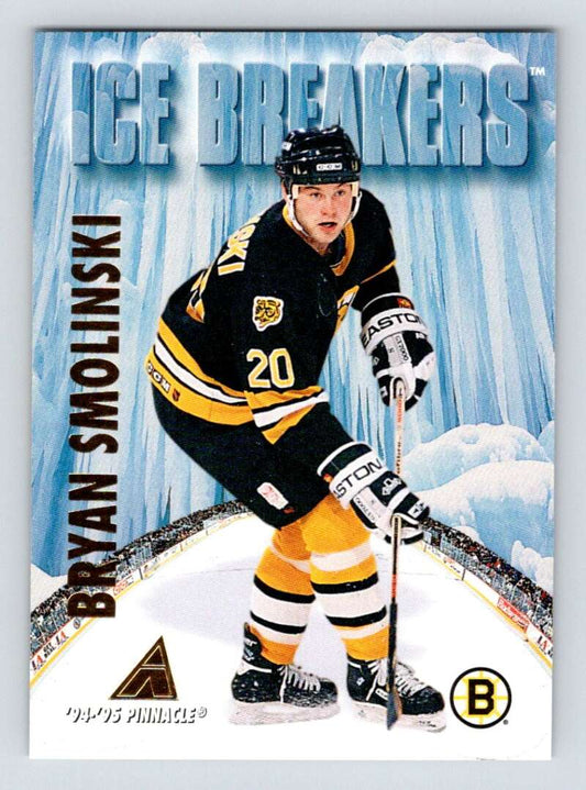 1994-95 Pinnacle #470 Bryan Smolinski IB  Boston Bruins  Image 1