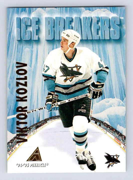 1994-95 Pinnacle #477 Viktor Kozlov IB  San Jose Sharks  Image 1