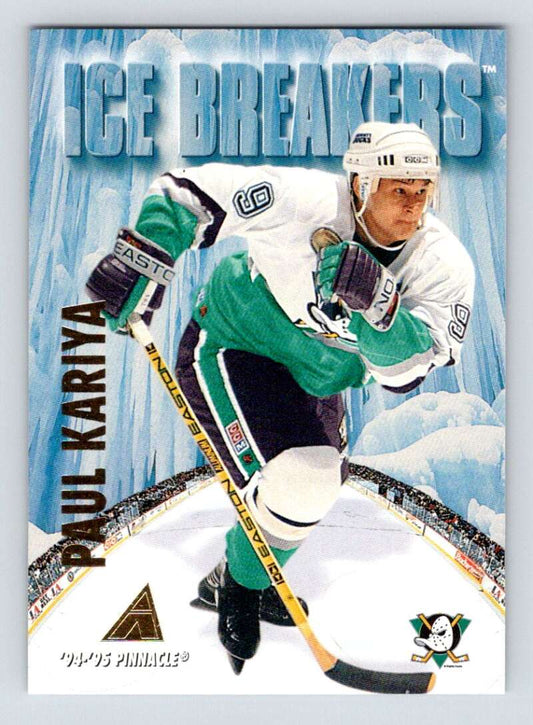 1994-95 Pinnacle #480 Paul Kariya IB  Anaheim Ducks  Image 1