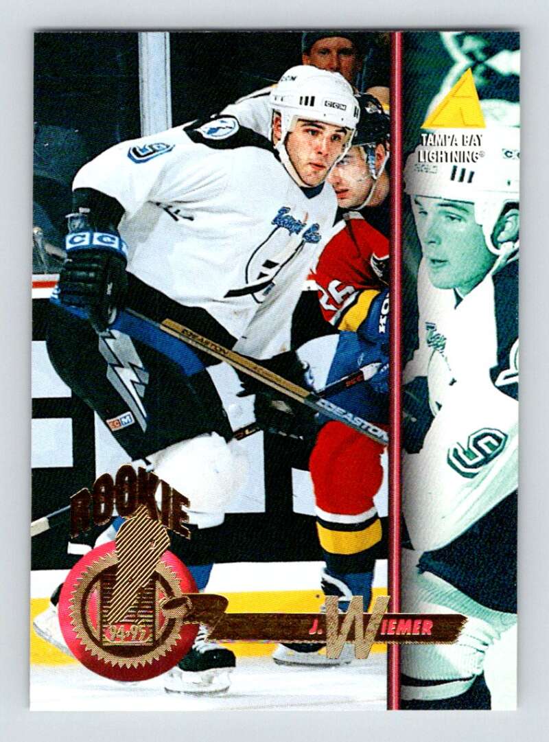 1994-95 Pinnacle #484 Jason Wiemer RC Rookie Tampa Bay Lightning Image 1