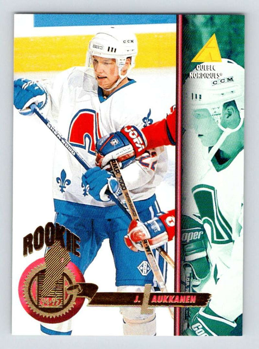 1994-95 Pinnacle #485 Janne Laukkanen  Quebec Nordiques  Image 1