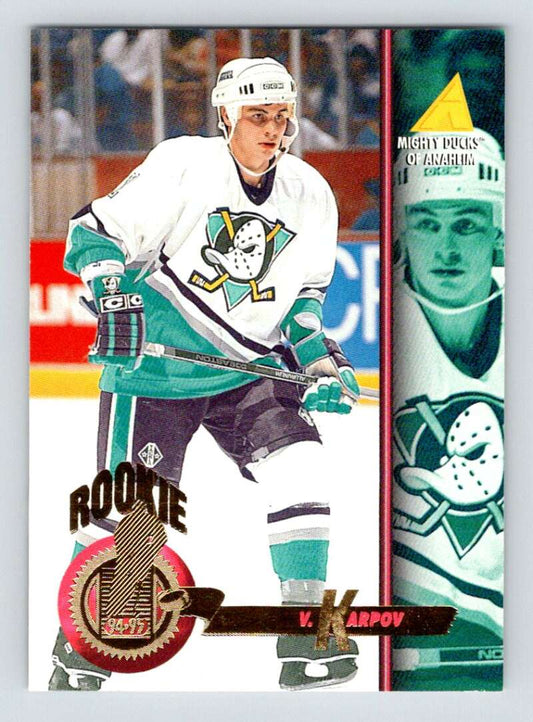 1994-95 Pinnacle #486 Valeri Karpov  RC Rookie Anaheim Ducks  Image 1