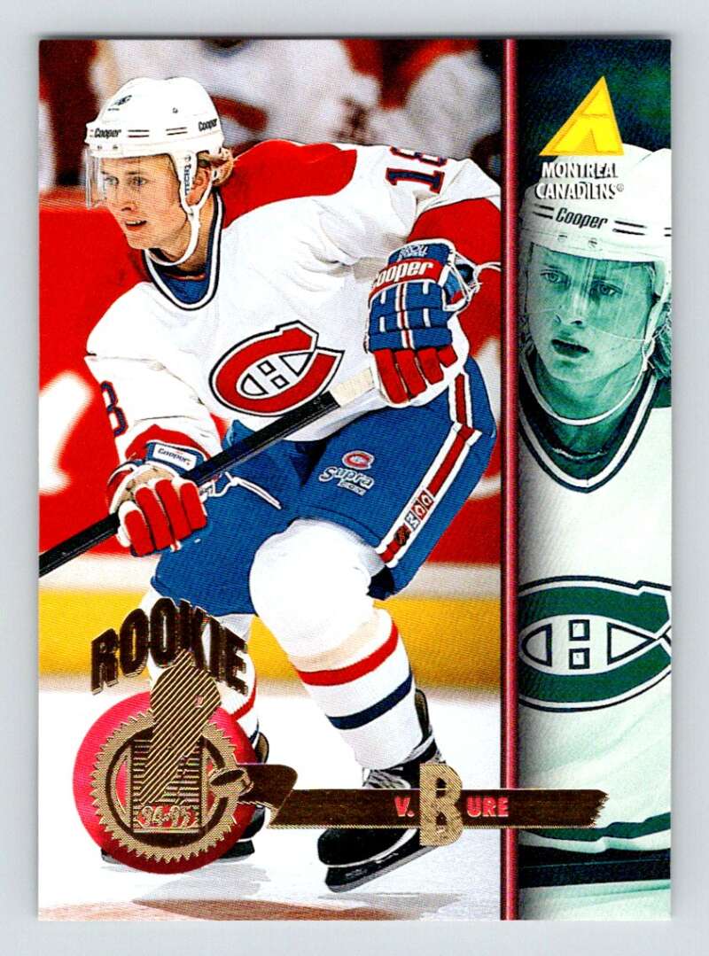 1994-95 Pinnacle #492 Valeri Bure Montreal Canadiens Image 1