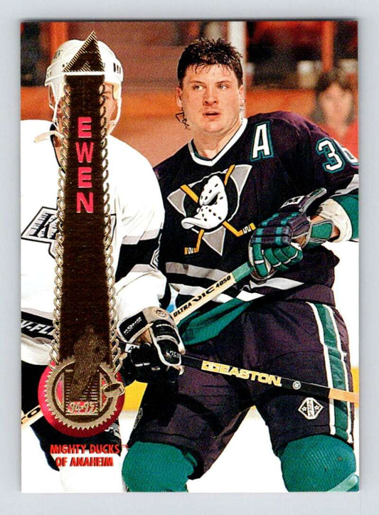 1994-95 Pinnacle #503 Todd Ewen  Anaheim Ducks  Image 1