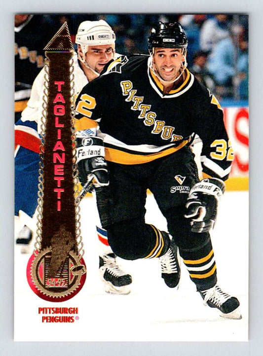 1994-95 Pinnacle #505 Peter Taglianetti  Pittsburgh Penguins  Image 1