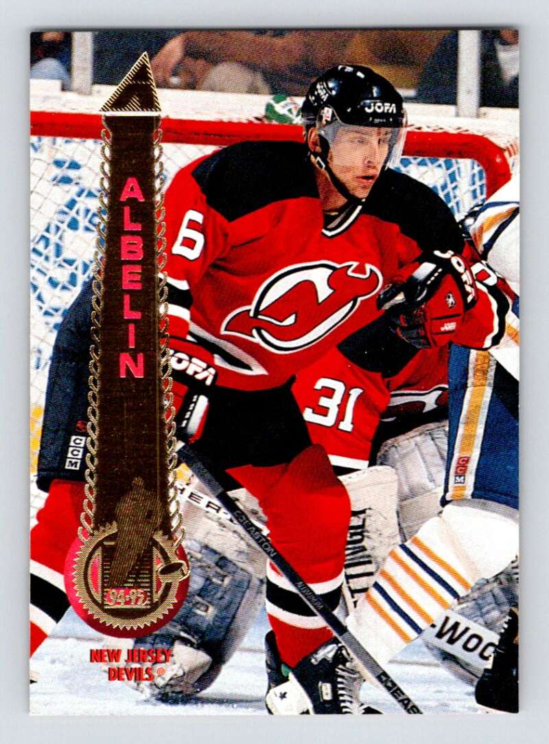 1994-95 Pinnacle #508 Tommy Albelin New Jersey Devils Image 1