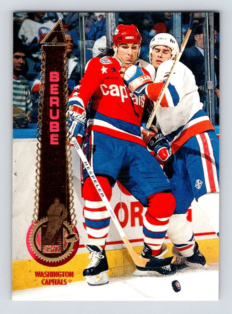 1994-95 Pinnacle #515 Craig Berube Washington Capitals Image 1