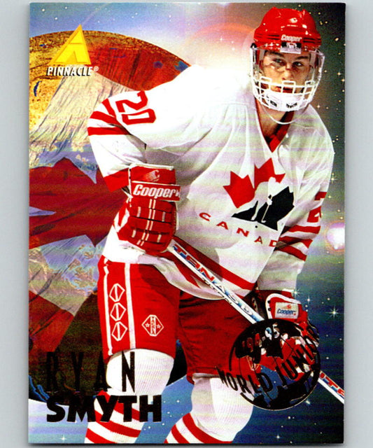 1994-95 Pinnacle #535 Ryan Smyth  RC Rookie Edmonton Oilers  Image 1