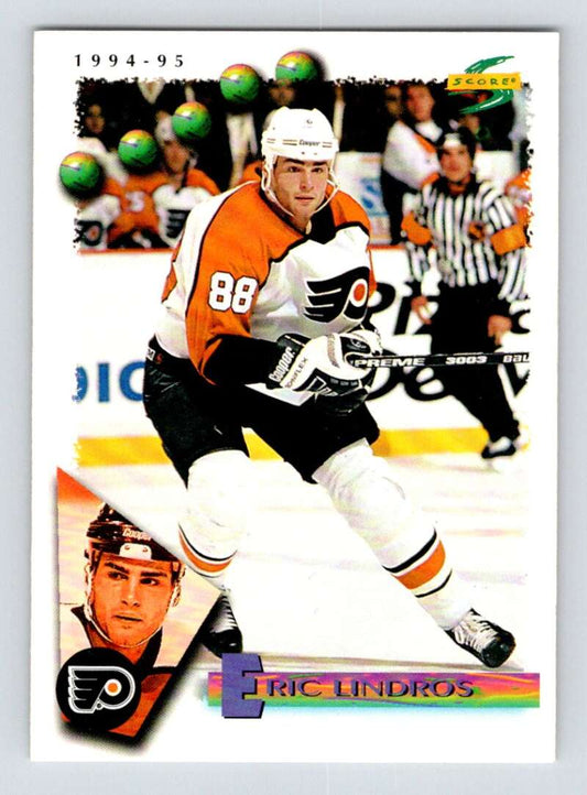 1994-95 Score Hockey #1 Eric Lindros  Philadelphia Flyers  V90666 Image 1