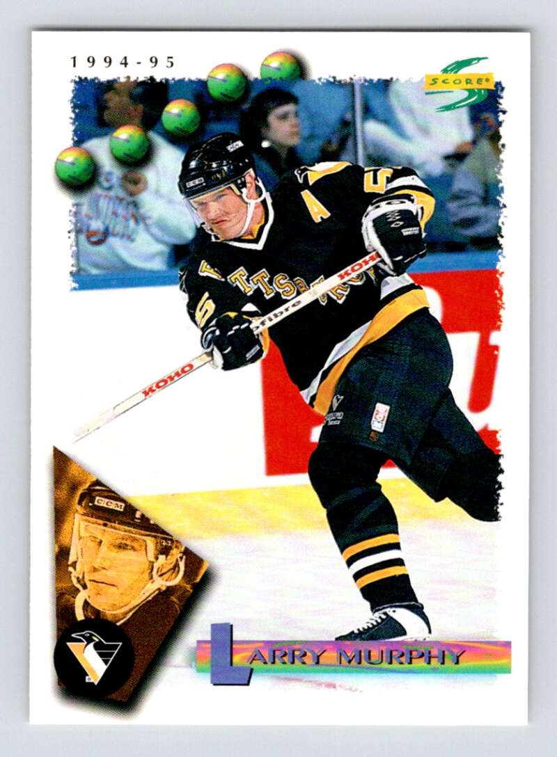 1994-95 Score Hockey #5 Larry Murphy Pittsburgh Penguins V90670 Image 1