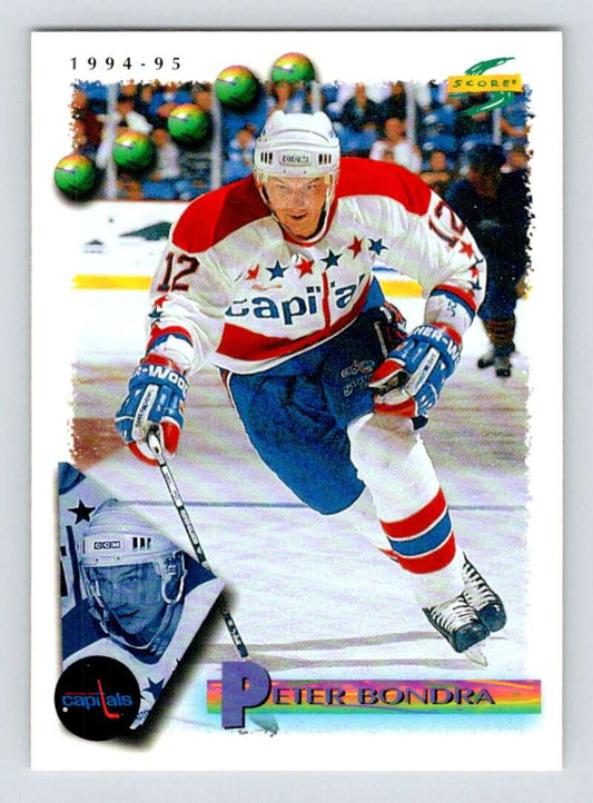 1994-95 Score Hockey #12 Peter Bondra  Washington Capitals  V90677 Image 1
