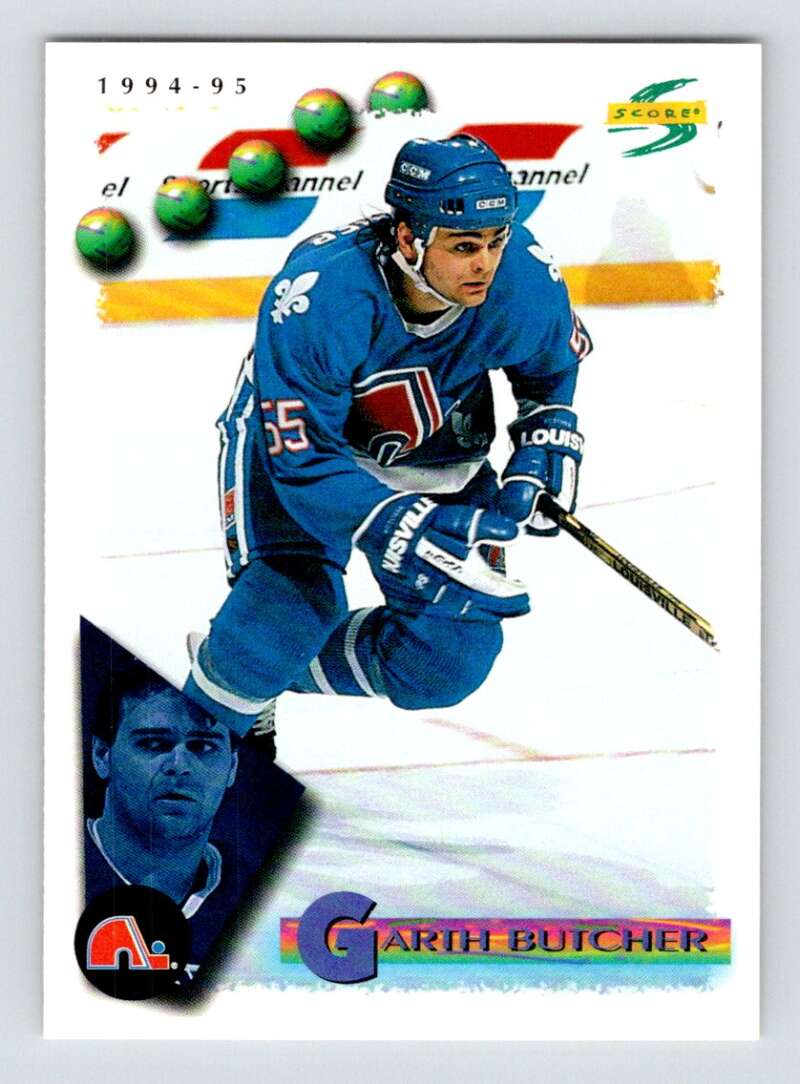 1994-95 Score Hockey #13 Garth Butcher Quebec Nordiques V90678 Image 1