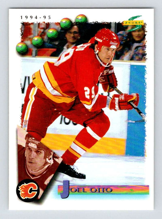 1994-95 Score Hockey #18 Joel Otto  Calgary Flames  V90683 Image 1