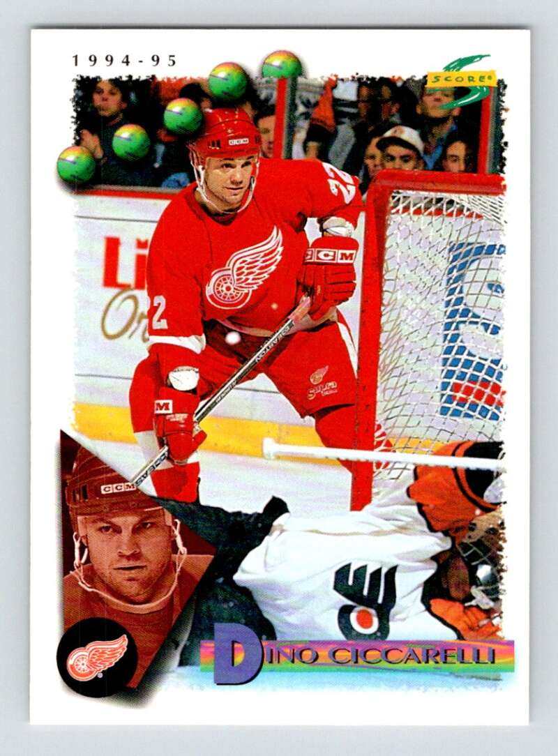 1994-95 Score Hockey #19 Dino Ciccarelli Detroit Red Wings V90684 Image 1