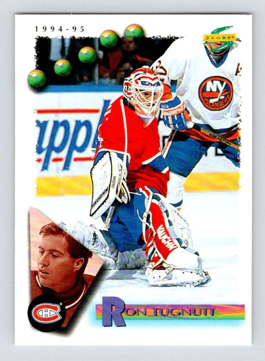 1994-95 Score Hockey #21 Ron Tugnutt  Montreal Canadiens  V90686 Image 1