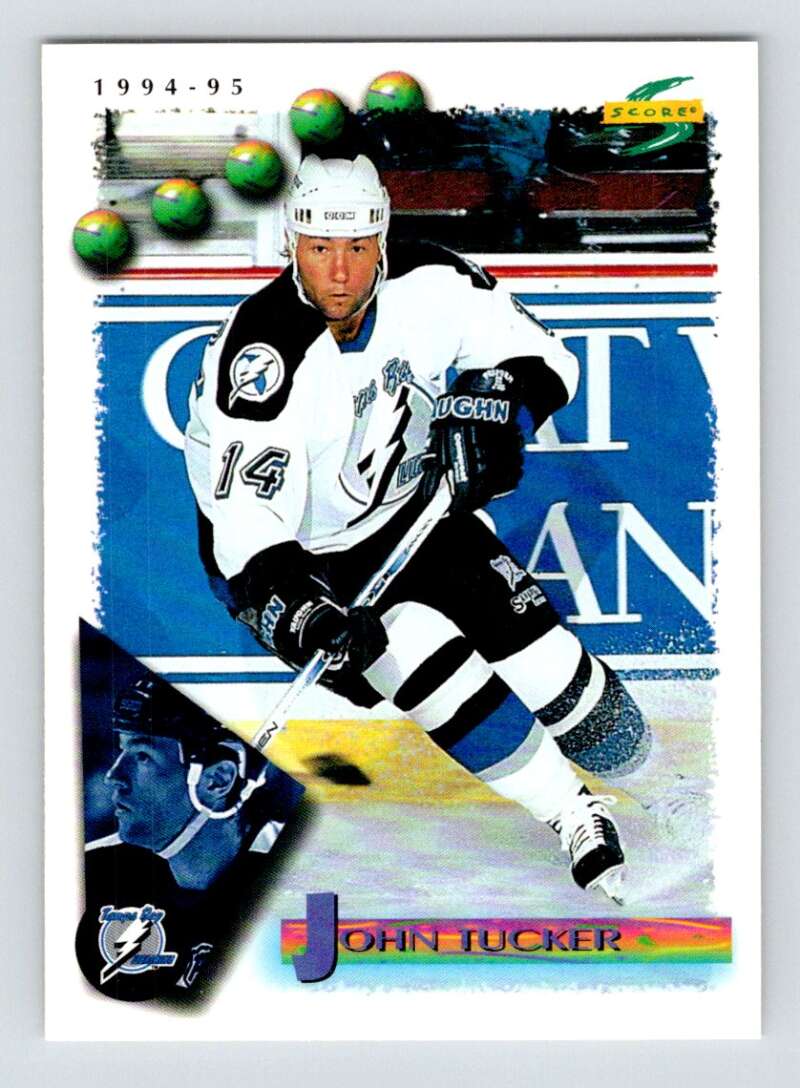 1994-95 Score Hockey #23 John Tucker Tampa Bay Lightning V90688 Image 1