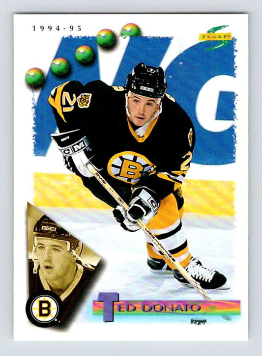 1994-95 Score Hockey #27 Ted Donato  Boston Bruins  V90692 Image 1