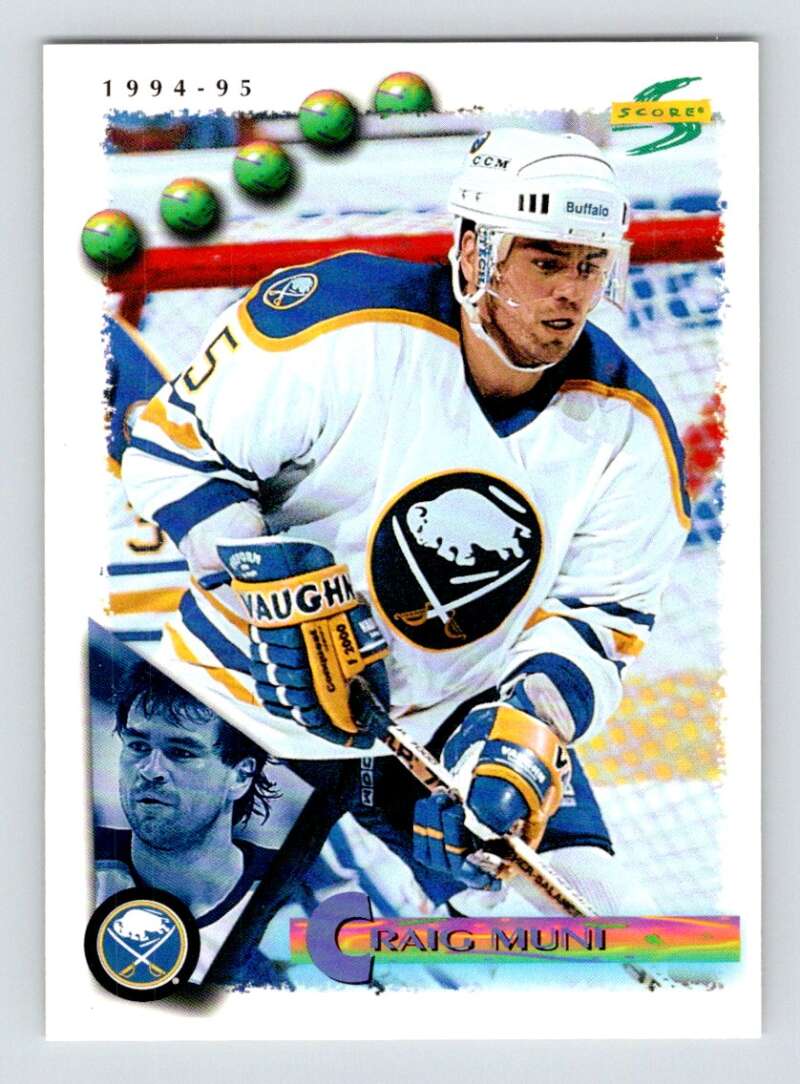 1994-95 Score Hockey #29 Craig Muni Buffalo Sabres V90694 Image 1