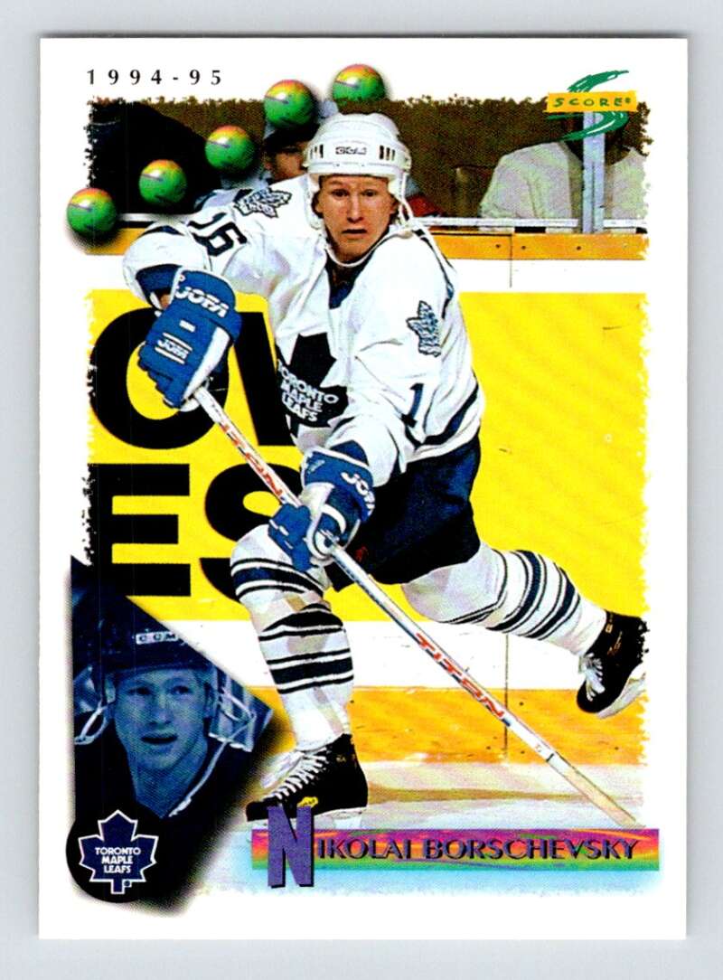 1994-95 Score Hockey #30 Nikolai Borschevsky Toronto Maple Leafs V90695 Image 1