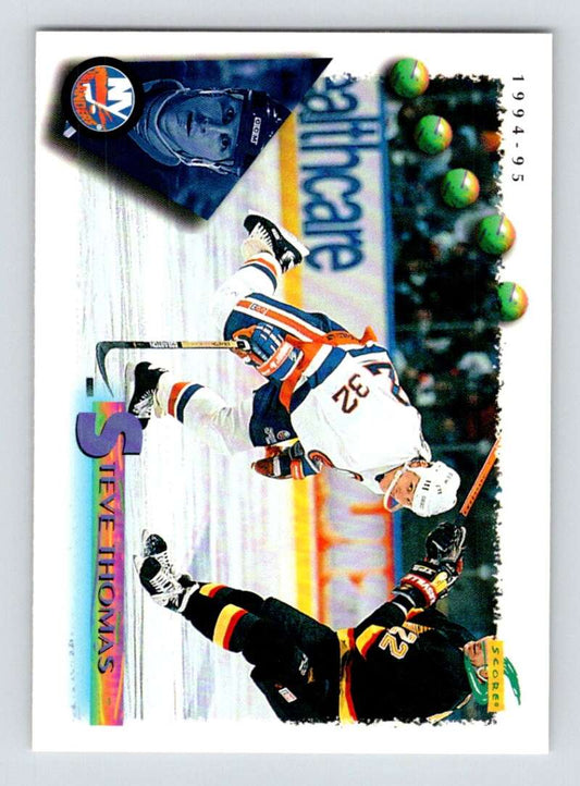 1994-95 Score Hockey #37 Steve Thomas  New York Islanders  V90702 Image 1